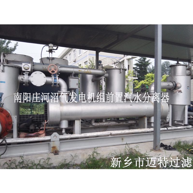 河南南陽垃圾沼氣發電廠燃燒機前氣體處理模塊，